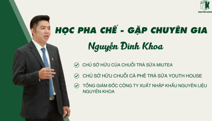 Học pha chế - Gặp chuyên gia