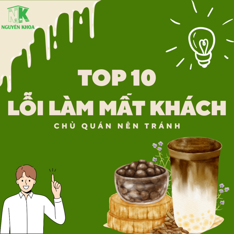 Top 10 lỗi làm mất khách