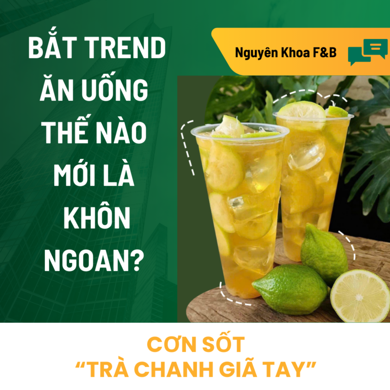 Trà chanh giã tay